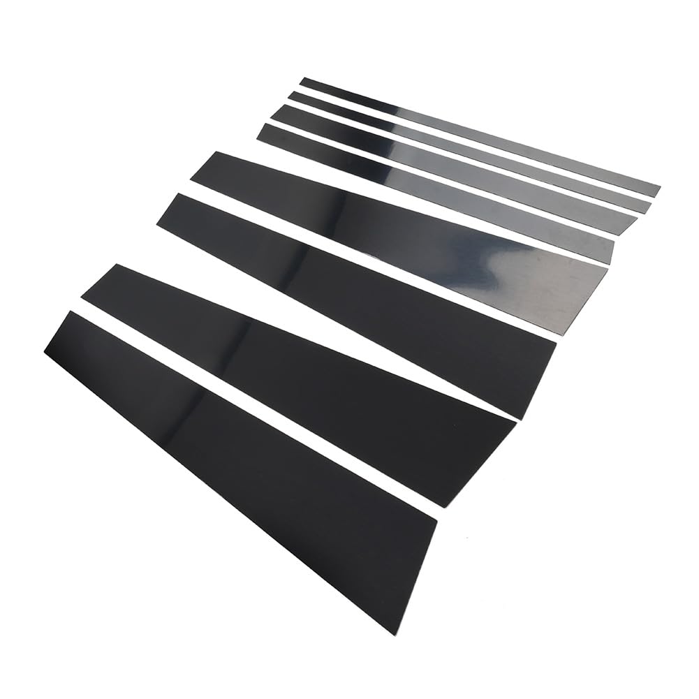 Snapklik.com : 8pcs PC Plastic Door Post Cover Window Pillar Decal Trim ...