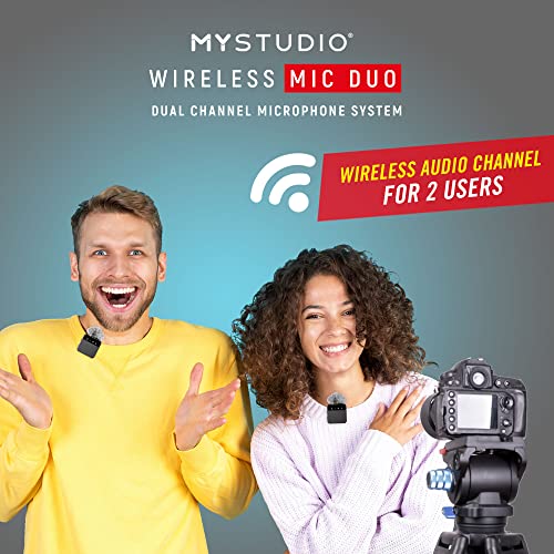 Easypix MyStudio Wireless Mic Duo microphone cravate sans fil double