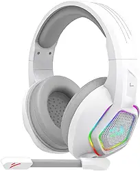 Headset Gamer Redragon Medea RGB Branco H280W-RGB