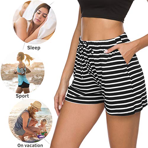 Image of Orrpally Pajama Shorts Womens Lounge Short Sleep Shorts Pajama Bottoms