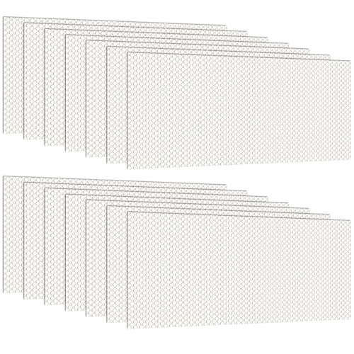 Pangda 8 Pack Replacement Fluorescent Light Covers Clear Acrylic Ceiling Lighting Panel Flat Sheet for Overhead Fixtures, 22.5 x 46.5 x 0.1 Inch