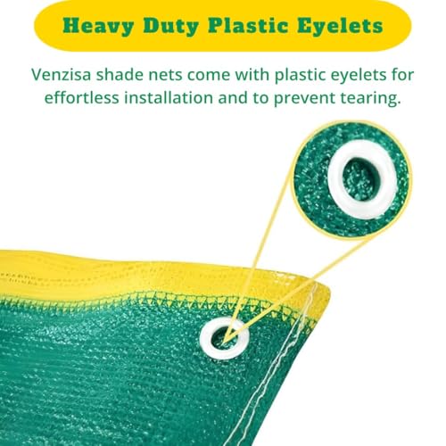 Image of Multipurpose Green Shade Net | UV-Stabilized Agro & Garden Net | Blocks 75% Sunlight (10 ft X 10 ft) (10x10ft)