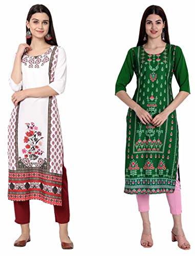 Image of Women's Crepe Straight Kurta