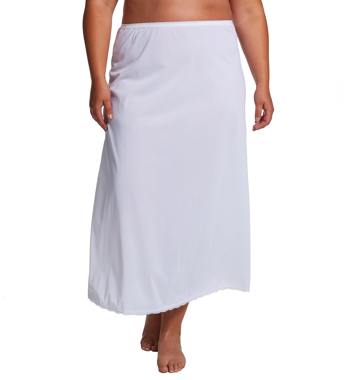 ShadowlineWomen's 4711636 36 Inch Flare Daywear Half Slip, Black,Ivory,Nude,White, S,M,L