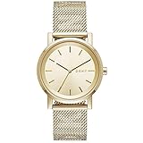 Material Uhrenarmband: Edelstahl Gold