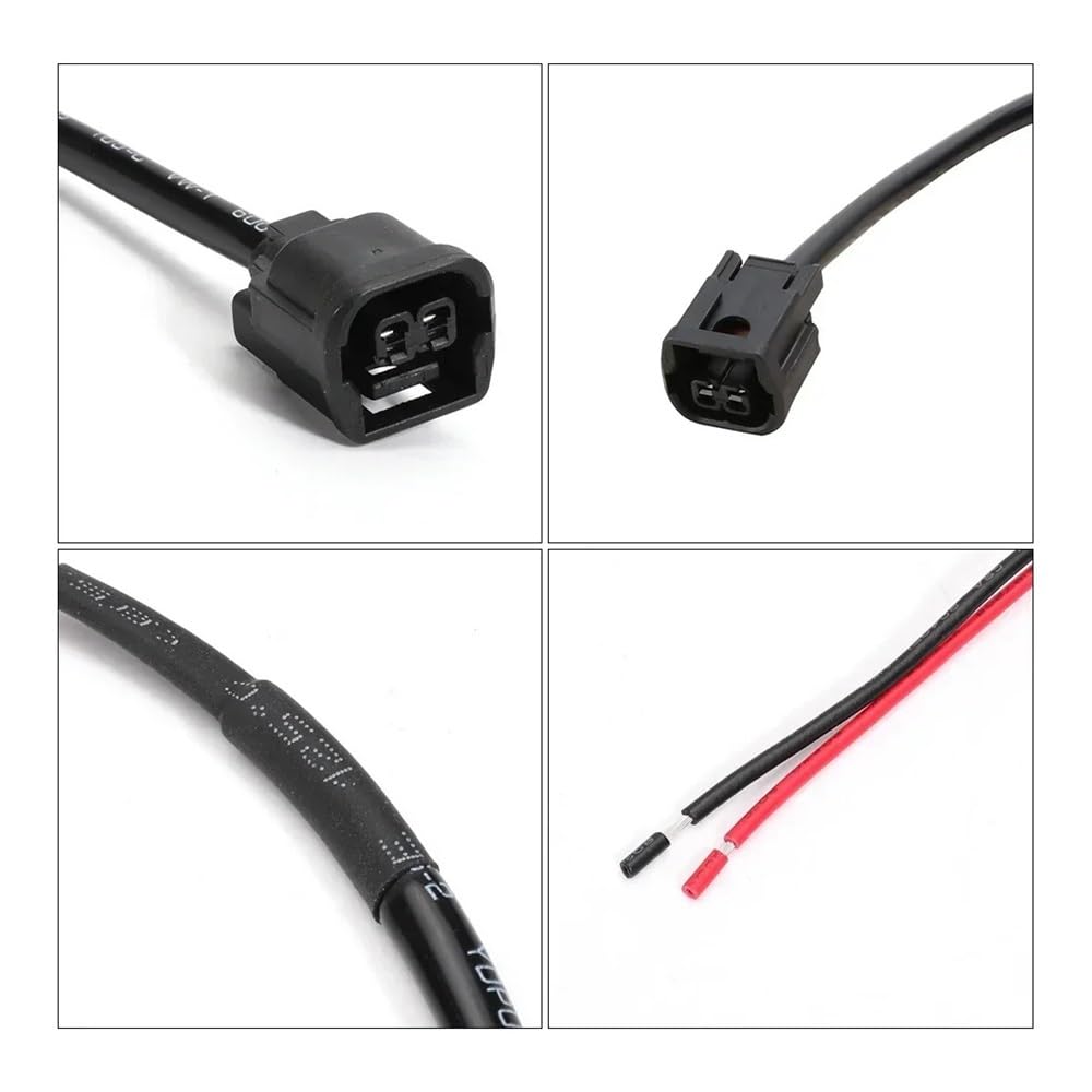 Adatto for H-NDA XL750 Transalp 750 CRF Africa Twin 1000 1100 QC3.0 Caricabatterie USB 12V Presa di corrente Connettore Cavo Doppia presa USB Pezzi di ricambio per motociclette(USB Charger Cable)