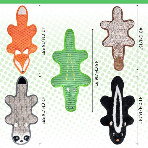 Ousiya 5er-Pack knisternde Hundechews mit Knisterpapier – Füllstofffreie Hundefutter für große Hunde, sichere Haustierchews für kleine bis große Rassen, ideal als Welpen-Geschenke & Zugspielzeug