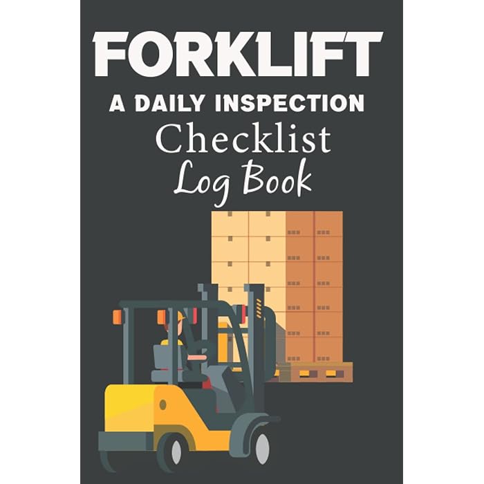 Buy Forklift a Daily Inspection Checklist Log Book 200 Pages of
