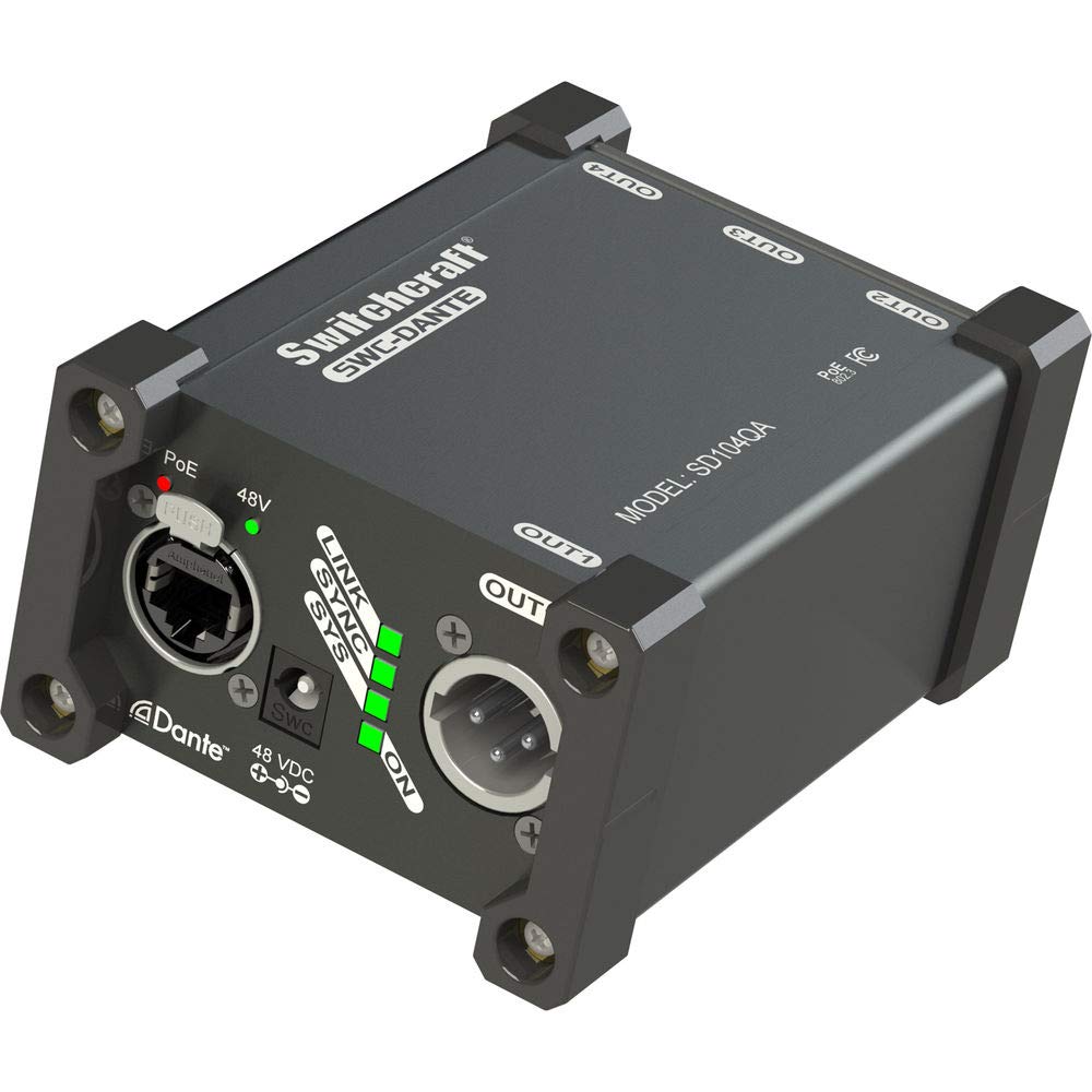 Amazon.com: Switchcraft SD104QA 4-channel Dante Output Box
