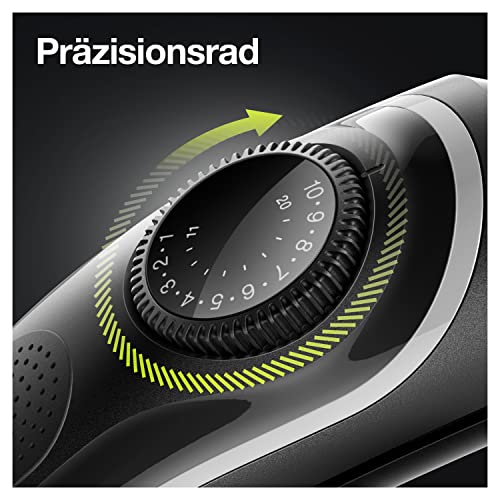 Braun Barttrimmer 5, Trimmer/Haarschneider Herren, Haarschneidemaschine, für Gesichts- und Kopfhaare, lebenslang scharfe Klingen, 39 Längeneinstellungen, Geschenk Mann, BT5342, schwarz/grau - Image 5
