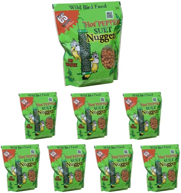 Hot Pepper Suet Nuggets, 27 oz., Pack of 8