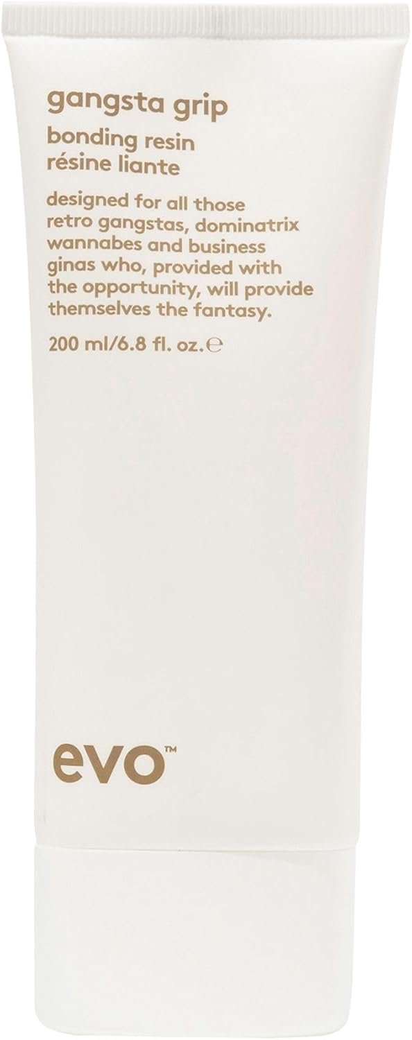 evo Gangsta Grip Bonding Resin – Strong Hold Styling Gel – Adds Shine & Ultimate Style Control – 200ml / 6.8fl.oz