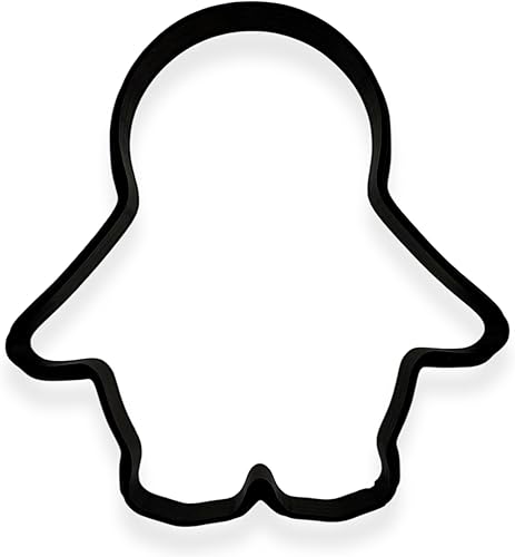 Penguin Cookie Cutter | Easy-to-Push 3D-Printed Winter Cookie Cutter for Baking, Fondant, and Crafts | Fun Holiday & Christmas Baking Tool