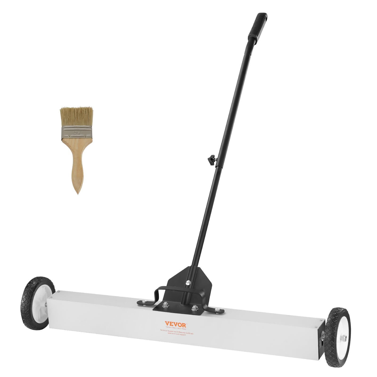 VEVOR 55Lbs Rolling Sweeper with Wheels, 36inch Large