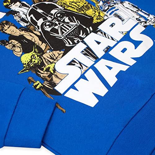 STAR WARS Boys Darth Vader Sweatshirt Yoda R2D2 Chewbacca Sweater For Kids4