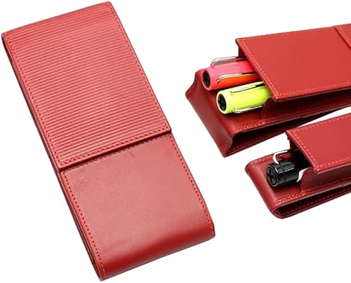 Miniatura 3 de Lamy 1225584 A 316 Funda de piel de napa para 3 bolígrafos - Rojo
