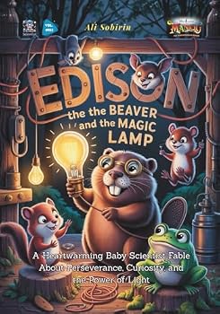 Edison the Beaver and the Magic Lamp: A Heartwarming Baby Scientist Fable About Perseverance, Curiosity, and the Power of Light