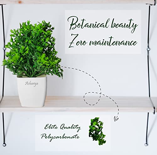 Image of Artificial Indoor Plant with Decorative Pot, Home Decor (Green)
