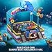 Mould King Bumper Boat Building Set – 2044 Pcs Large Amusement Park Model with Motors, City Engineering Toy, Engineering STEM Toy for Age 14+/Adult Collections Enthusiasts