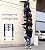 CORCI Telesladders,Heavy Duty Aluminumextension Ladder Multi-Purposecopistraight Ladder for Enginee330Lbs Capacity/a/4.9M/16Ft
