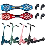 Juego de 6 monopatines con dedos y mini monopatines, patinete plegable para fomentar la coordinación de los dedos y la concentración, regalo para niños y adultos (B)