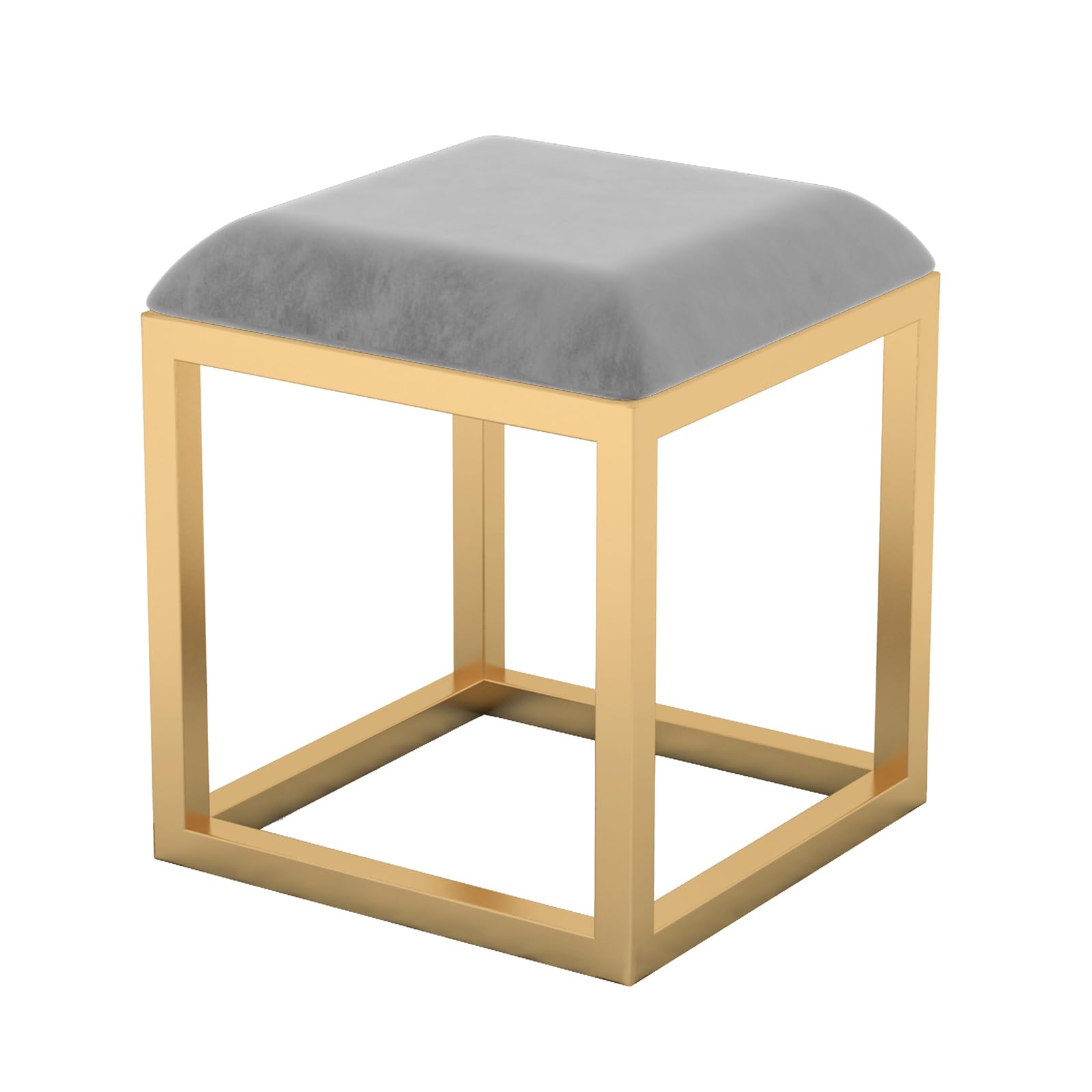 Banc d'entrée moderne en velours compact pour gagner de la place