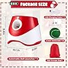 Automatic-Ball-Thrower-for-Dogs-Dog-Ball-Thrower-Launcher-with-10-30-Ft-Distance-Rechargeable-Automatic-Dog-Toy-Dog-Ball-Launcher-Included-12pcs-2-Balls-for-Puppy-Red Interactive Ball Thrower For Dogs