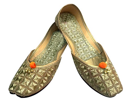 Image of Women Khussa Shoes Punjabi Jutti Rajasthani Joti Mojari Mojri