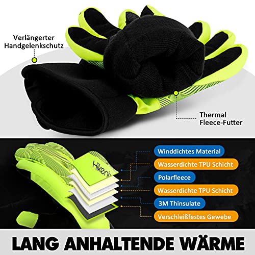 Langlaufhandschuhe HIKENTURE Winterhandschuhe wasserdicht und winddicht