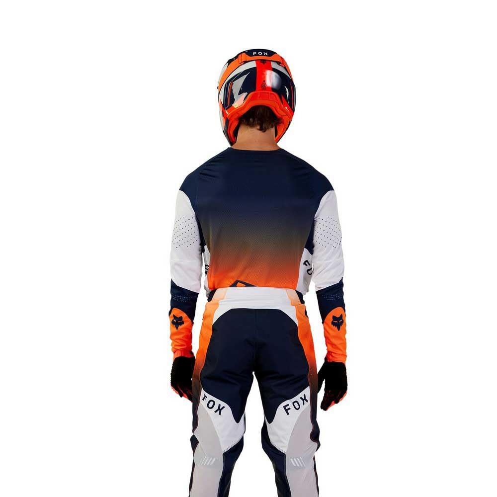 FOX 360 Revise Maglia Motocross, blu scuro/arancione, XL