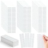 L1rabe Christmas Book Rating Stickers - Star Spicy Heart Rating Decals, Self Stick Book Review Tracker for Book Lovers Readers Planner, 1800 Small Sheets Reading Log Stickers for Bookish Bookworm Gift