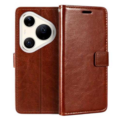 Shantime ���U�[�P�[�X Huawei Pura 90 Pro Max 4G �Ƃ̌݊������� �r�W�l�X�f�U�C�� �}�O�l�b�g�蒠�^ 3�J�[�h���[ �ʐ^���� �B�����z�t��(�u���E��)
