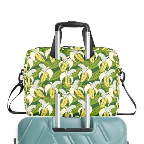Bolso para portátil con patrón banana tropical 16 pulgadas miniatura 6