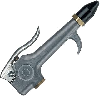Amflo 201 Lever Style Blowgun with Oil-Resistant Rubber Tip - Durable Steel Brass Air Tool for Precision Cleaning