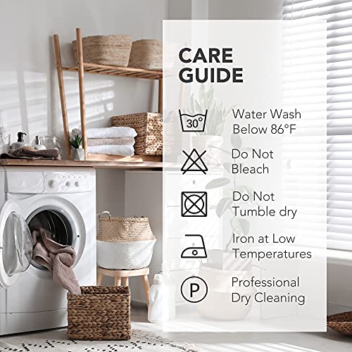 Deconovo Rod Pocket Room Darkening Curtains, Energy Efficient Thermal Blackout Curtains, Sun Blocking Drapes For Half Window Kitchen (2 Panels, 52" W X 45" L, Silver Grey) #TOP6