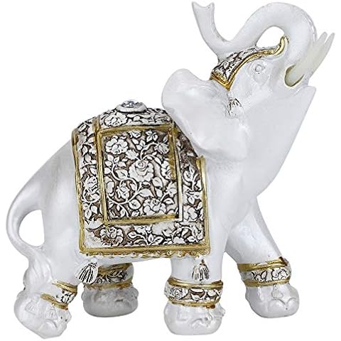 Fdit Simulación de Resina, estatuilla de Elefante Bonita Cover