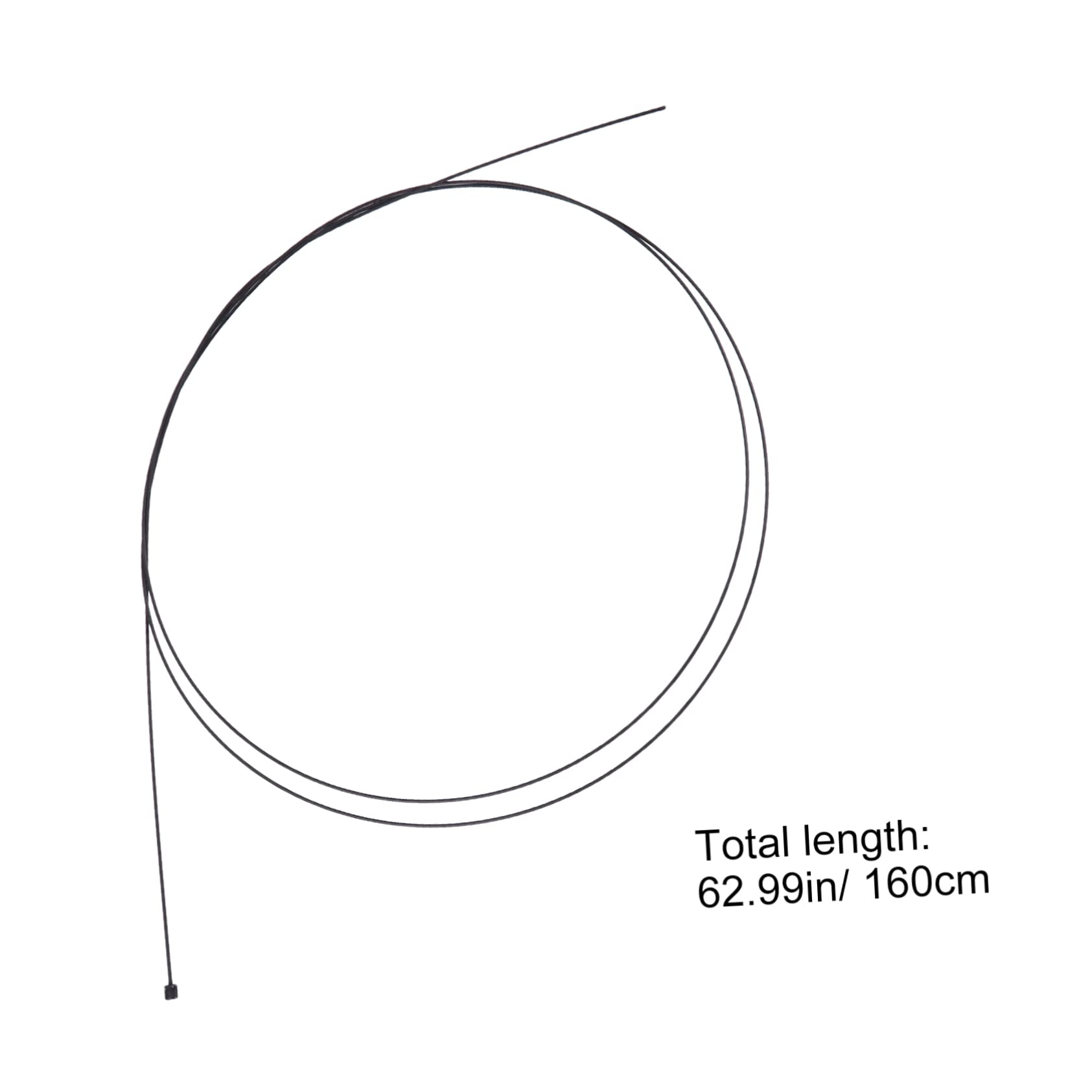 KICHOUSE 1.6m Long Bike Shifting Wire Set 2 Pieces Cycling Shifter Cable for Mountain and Road Bikes