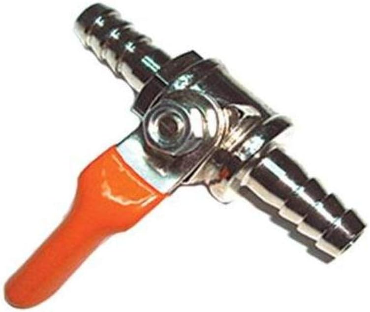 Válvula de combustível em linha Sports Parts de latão 3/8" – 1 unidade