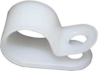 Aerzetix: C17846 100x Attache-câble Fils Pontets 16mm Fixation Avec Clou - Bricolage