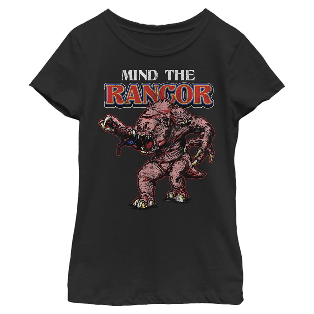 Star Wars Retro Rancor - Maglietta a Maniche Corte da Ragazza