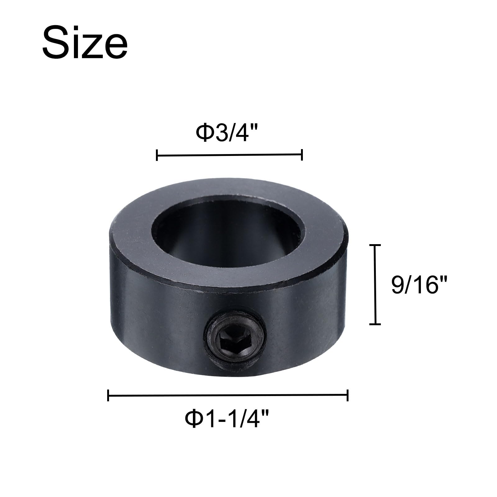 QUARKZMAN 2Pcs Bague De Réglage Alésage 22 Mm à Double Fente 45 Mm OD