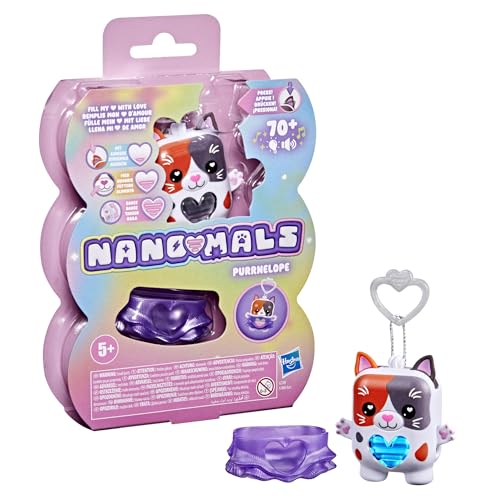 Hasbro Nano-mals Purrnelope Le Chaton Tricolore, Compagnon électronique