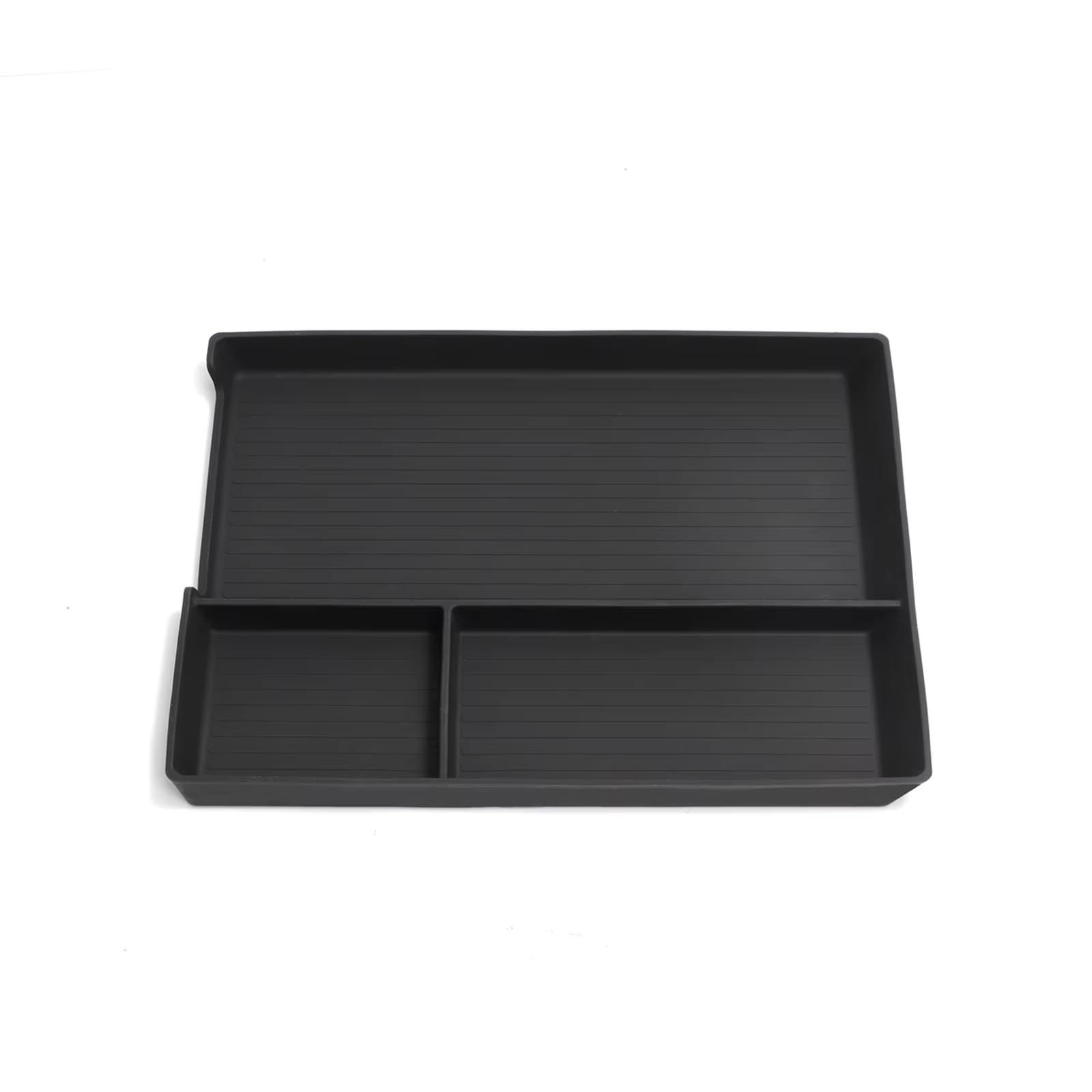 SZTMYVUW Interior Storage Box Compatible With Mazda CX-80 Right Rudder Armrest Storage Box Silicone Car Tray Organizers Accessories Tidying Black
