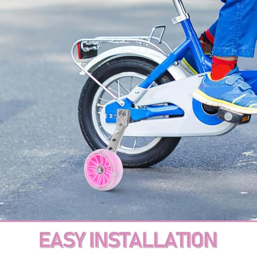 Ruedas de Entrenamiento para Bicicleta ABOOFAN, Ruedas Estabilizadoras de Hierro para Mayor Estabilidad y Fácil Instalación miniatura 3