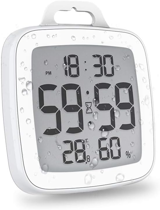 BALDR Waterproof Shower Clock & Timer