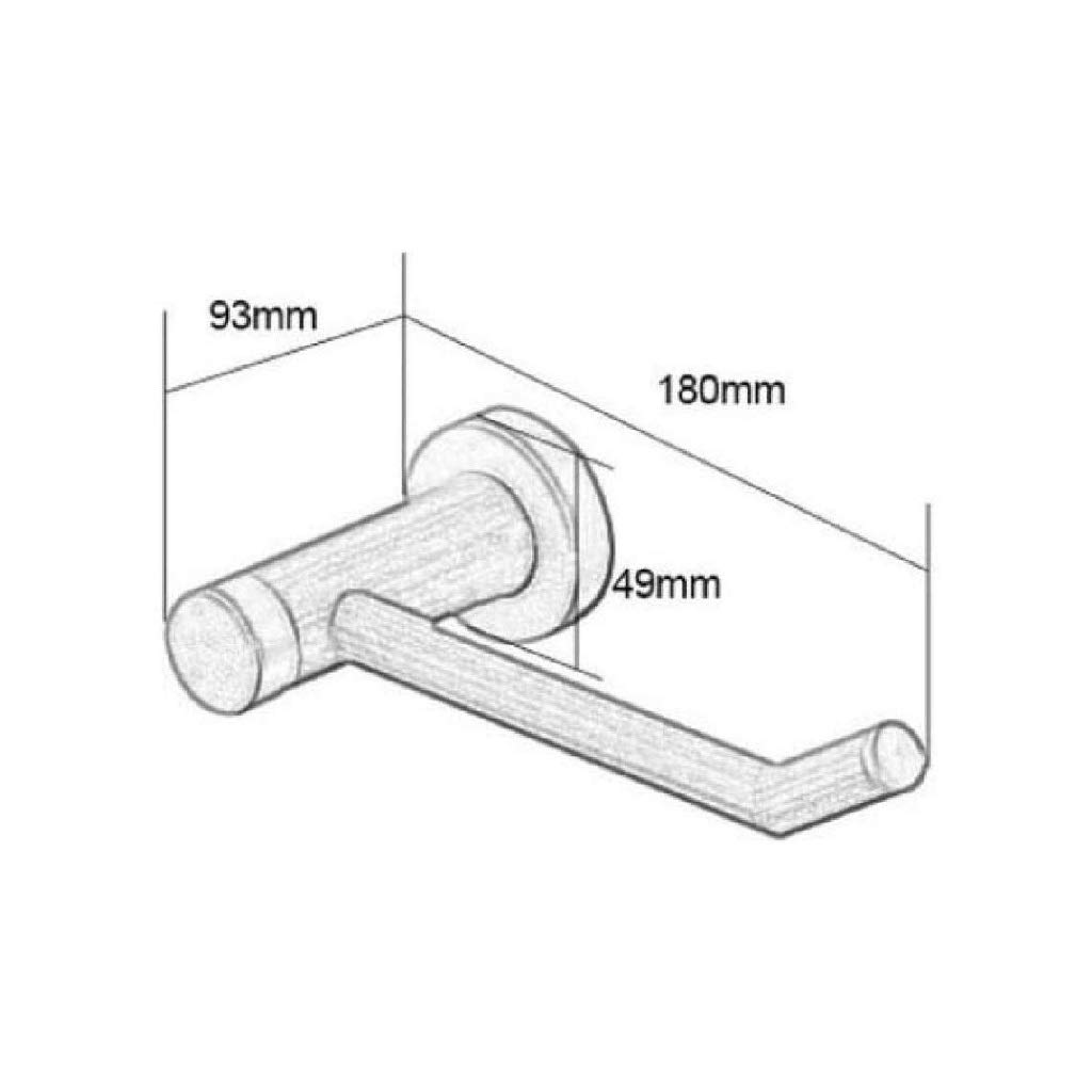 Portarrollos de Papel higiénico de Acero Inoxidable, Estilo Industrial, Creativo, de Madera, Estilo rústico, de Pared, para Cocina y baño.