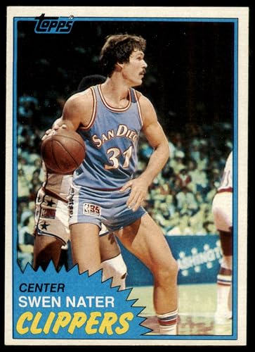 1981 Topps #38 Swen Nater San Diego Clippers (Basketball Card) NM Clippers UCLA