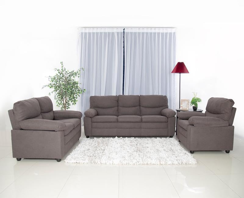 Home Style Millie 3+2+1 Sofa Set - Brown