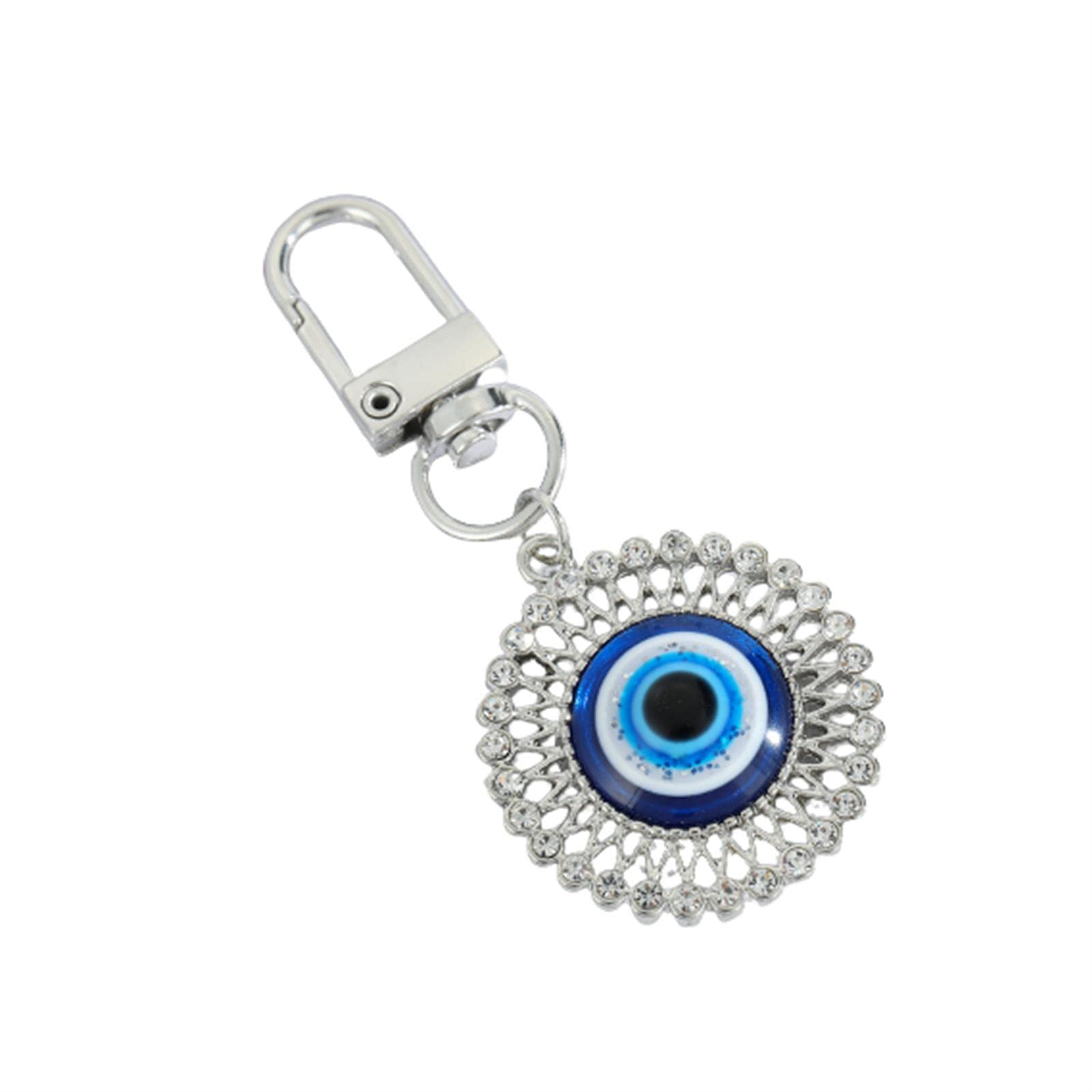 KicomviHamsa Hand Keychain Evil Eye Keychain Car Keyring Kabbalah Good Luck Protection Walls Handbags Ornament Jewelry
