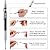 Mechanical Carpenter Pencil with 12 Refills, Woodworking Construction Pencil with Built in Sharpener, Extended Needle-Nose Tip for Use in Toughest Jobs
